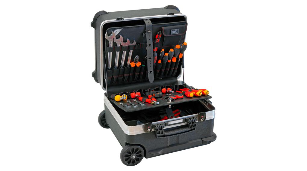 Werkzeugtrolley V-ROCK TURTLE 470x340x390mm Polyethylen (PE) Schwarz